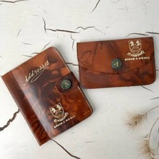 VTG Leather Address Book Coin